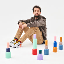 Pillar Candle Light Blue Small