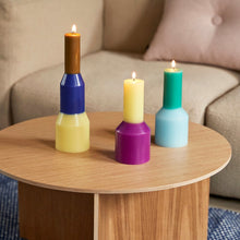 Pillar Candle - Small Tall - Fuschia