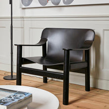 Bernard Lounge Chair - Leather Covered