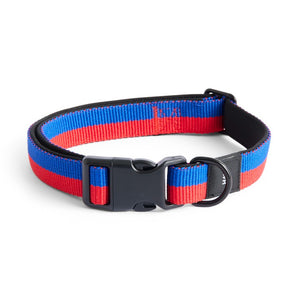 HAY Dogs Collar Flat, M/L - Red, Blue