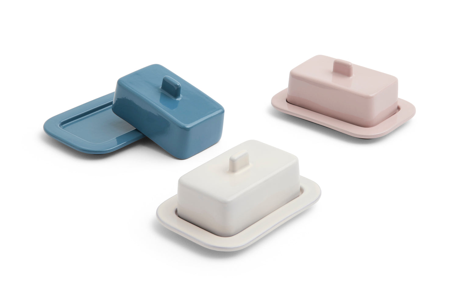 Barro Butter Dish, Off-White
