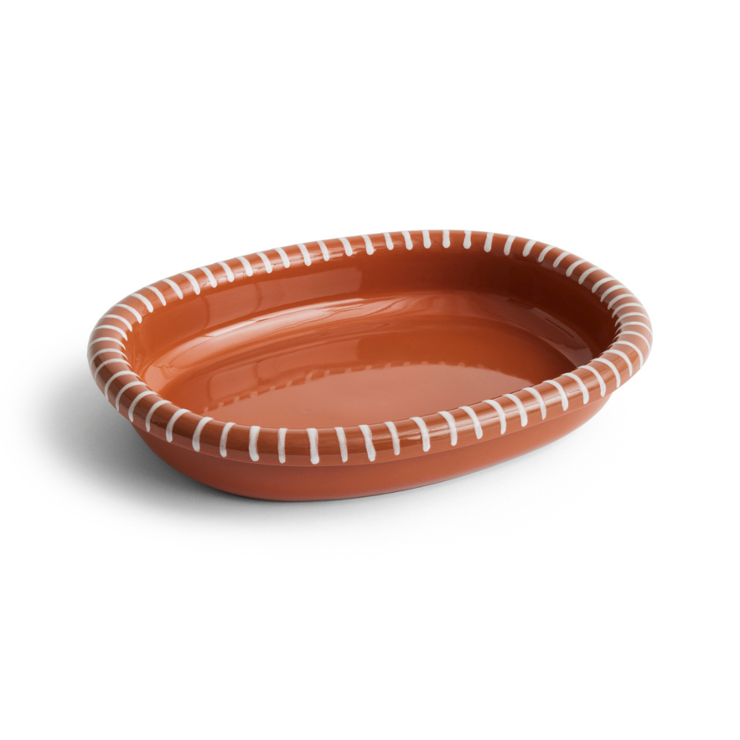 Barro Oval Dish, Large Natural