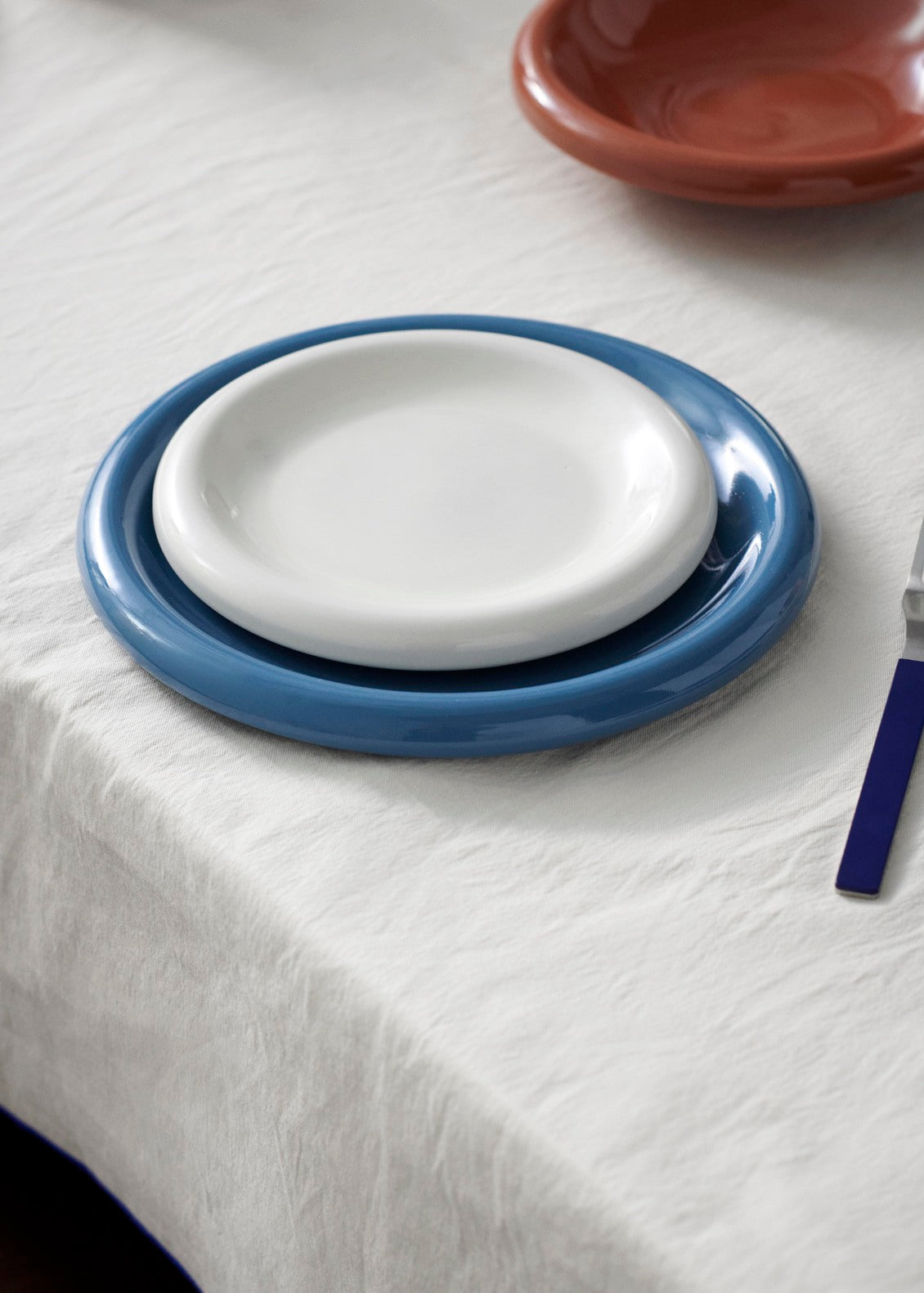 Barro Plate Set of 2 - Ø18 - Dark Blue