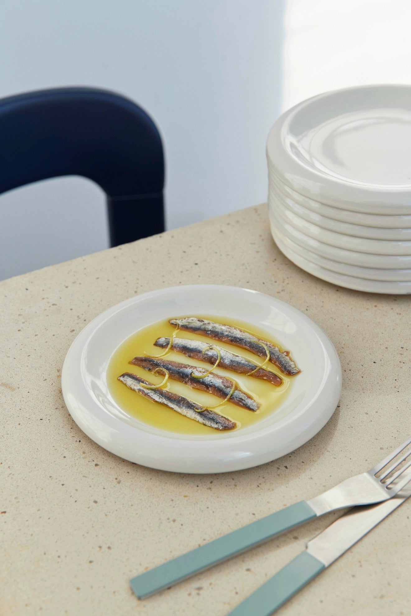 Barro Plate, Ø18 Off-White (Set of 2)