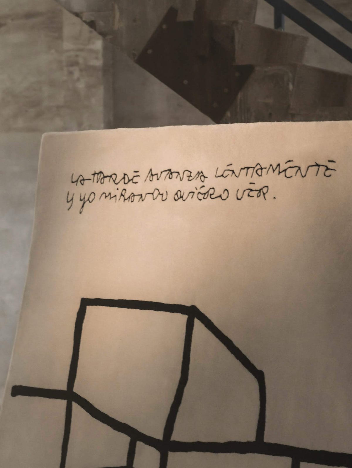 Chillida Preguntas 1994 170x240 cm
