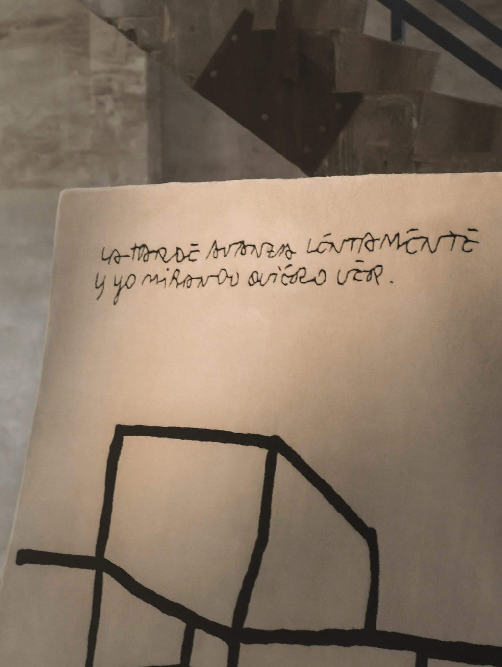 Chillida Preguntas 1994 170x240 cm