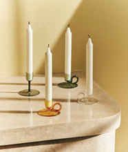 Tiny Candleholder-Curved-Yellow