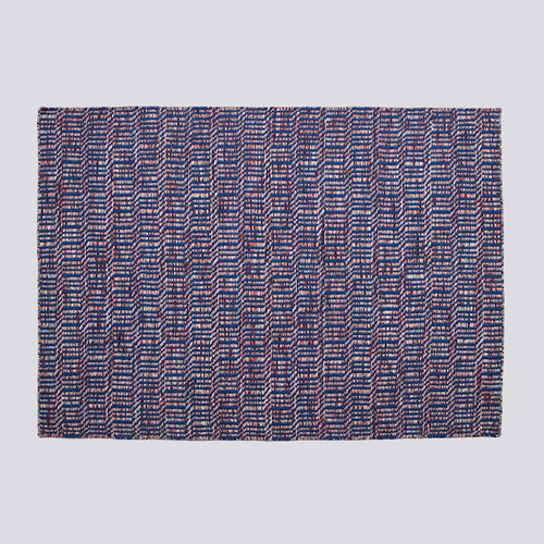 Radio Rug - 140 x 200 Red, Blue