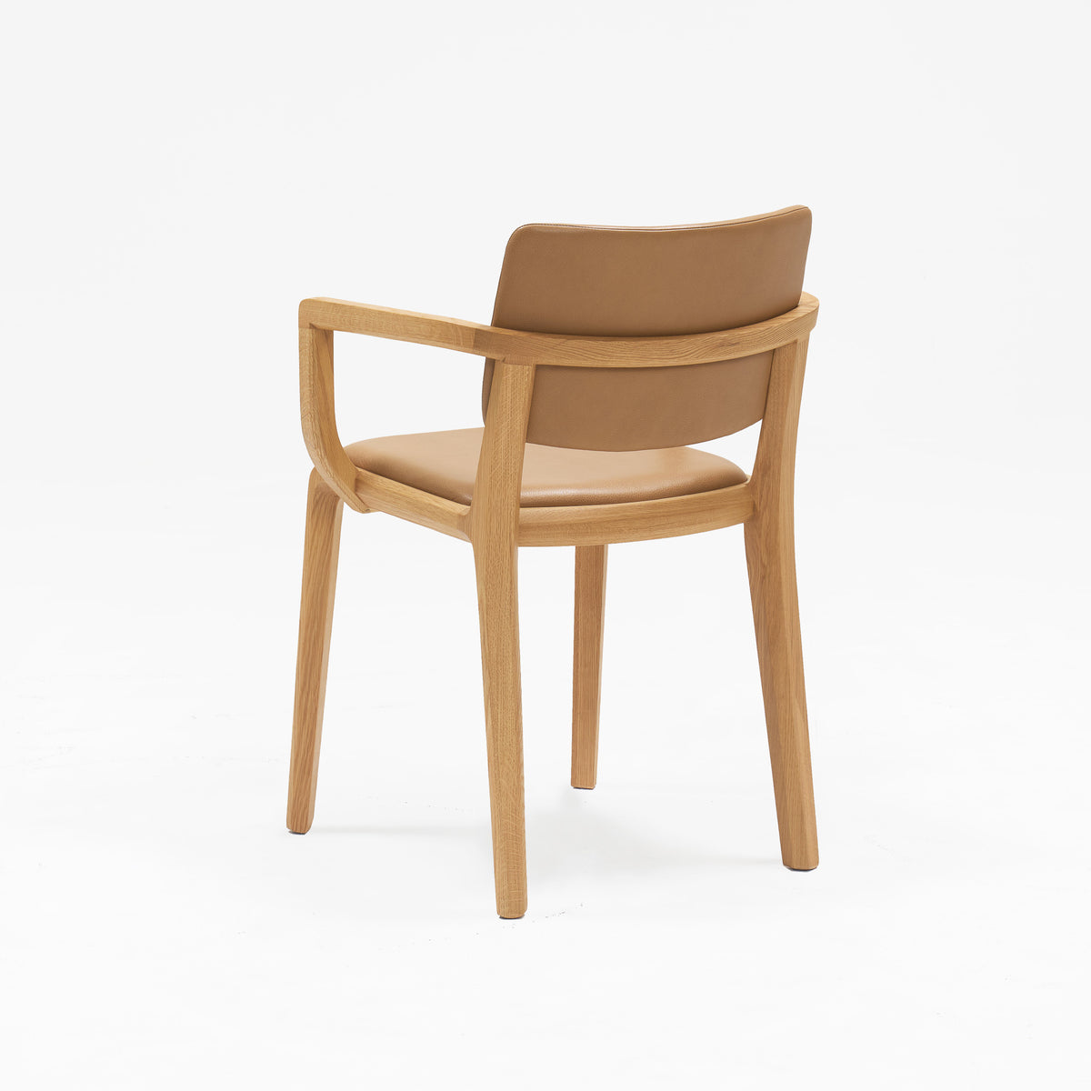 Boardwalk Chair w/Arms UPH S+B Light Oak