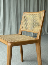 Boardwalk Chair Oak with Rattan Seat & Back