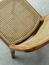 Boardwalk Chair Oak with Rattan Seat & Back