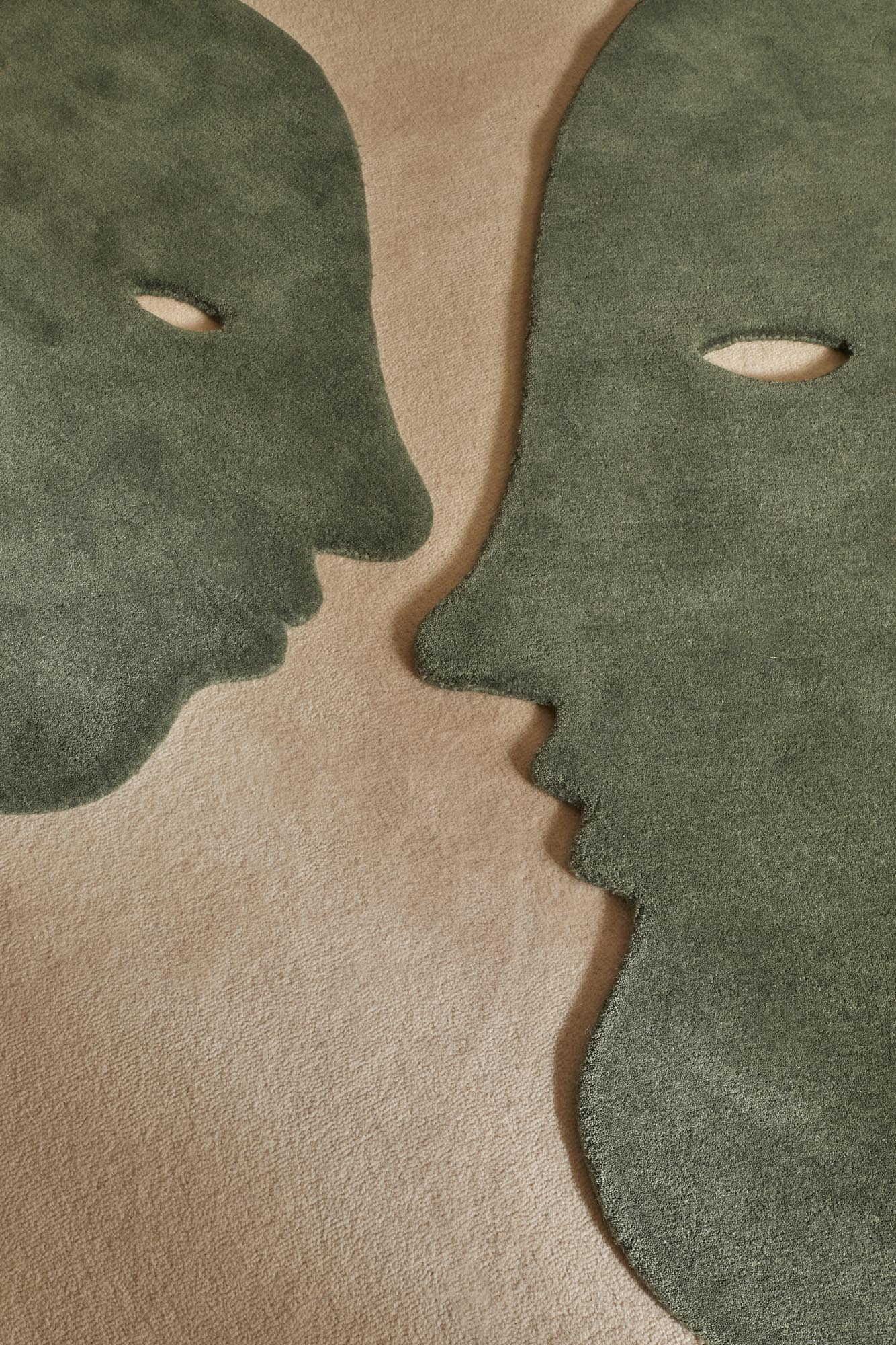 Talk Talk Rug Medium Blueish Green - 100x140cm