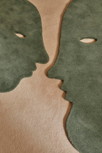 Talk Talk Rug Medium Blueish Green - 100x140cm