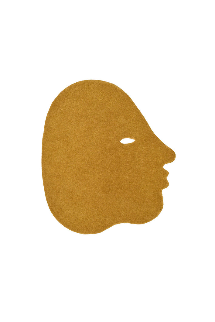 Talk Talk Rug Small Mustard - 85x95cm