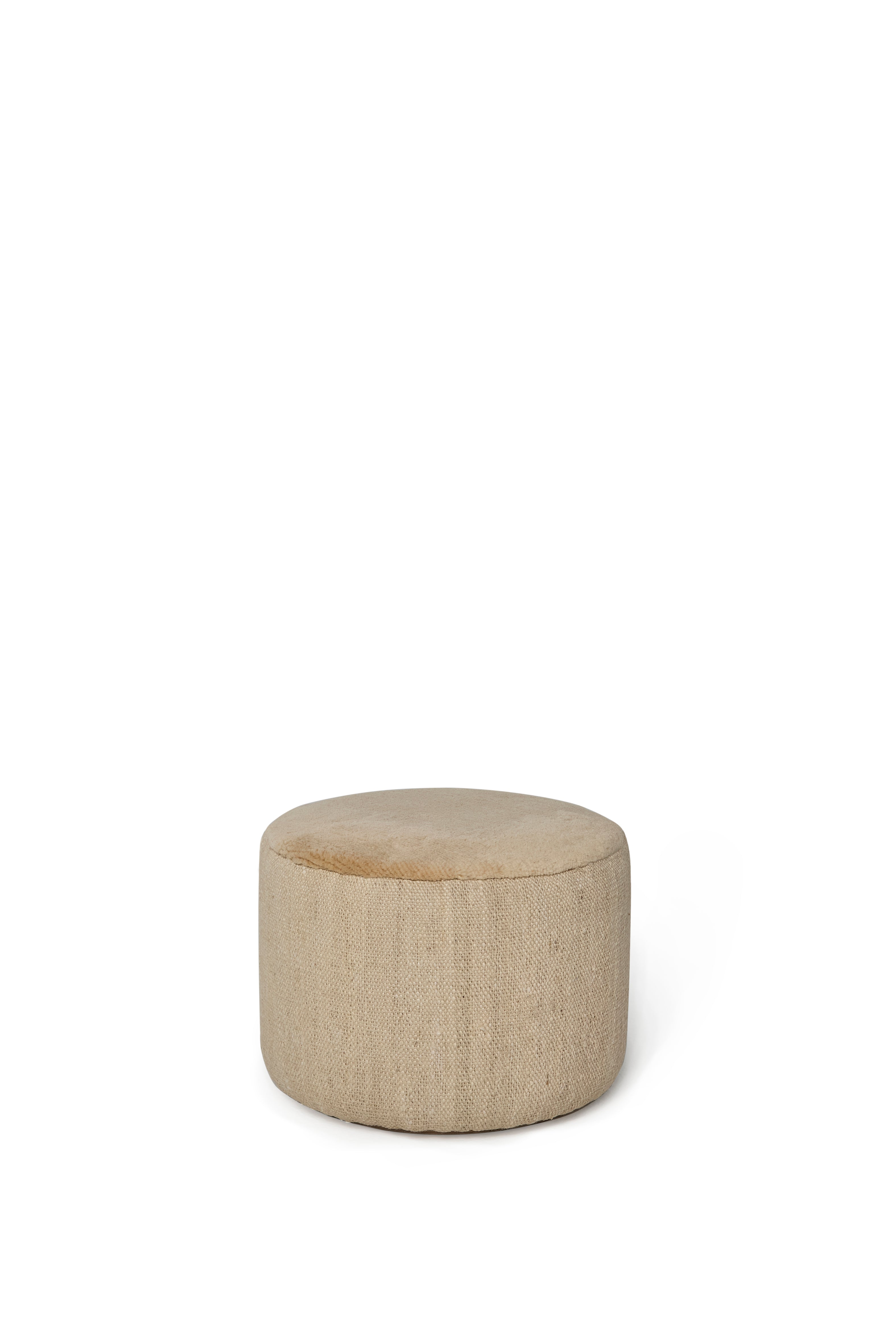 Tres Persian Pouf - Medium, Vegetal