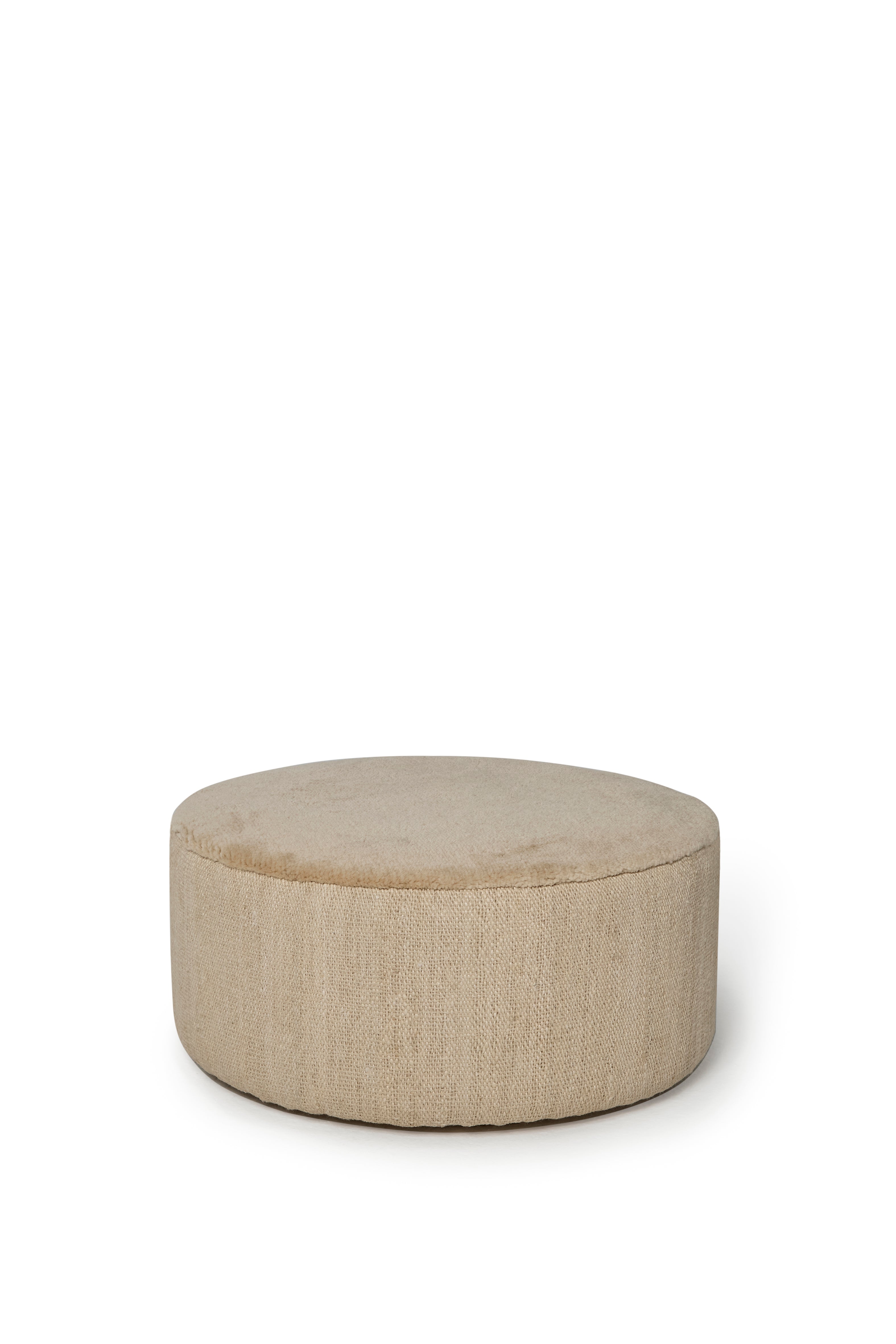 Tres Persian Pouf - Large, Vegetal