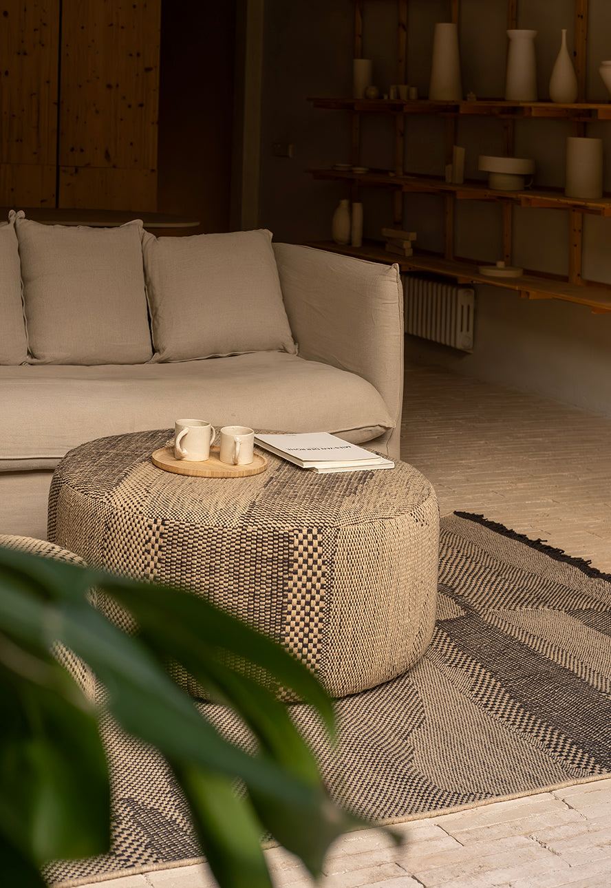 Wabisabi Pouf - Large, Bone