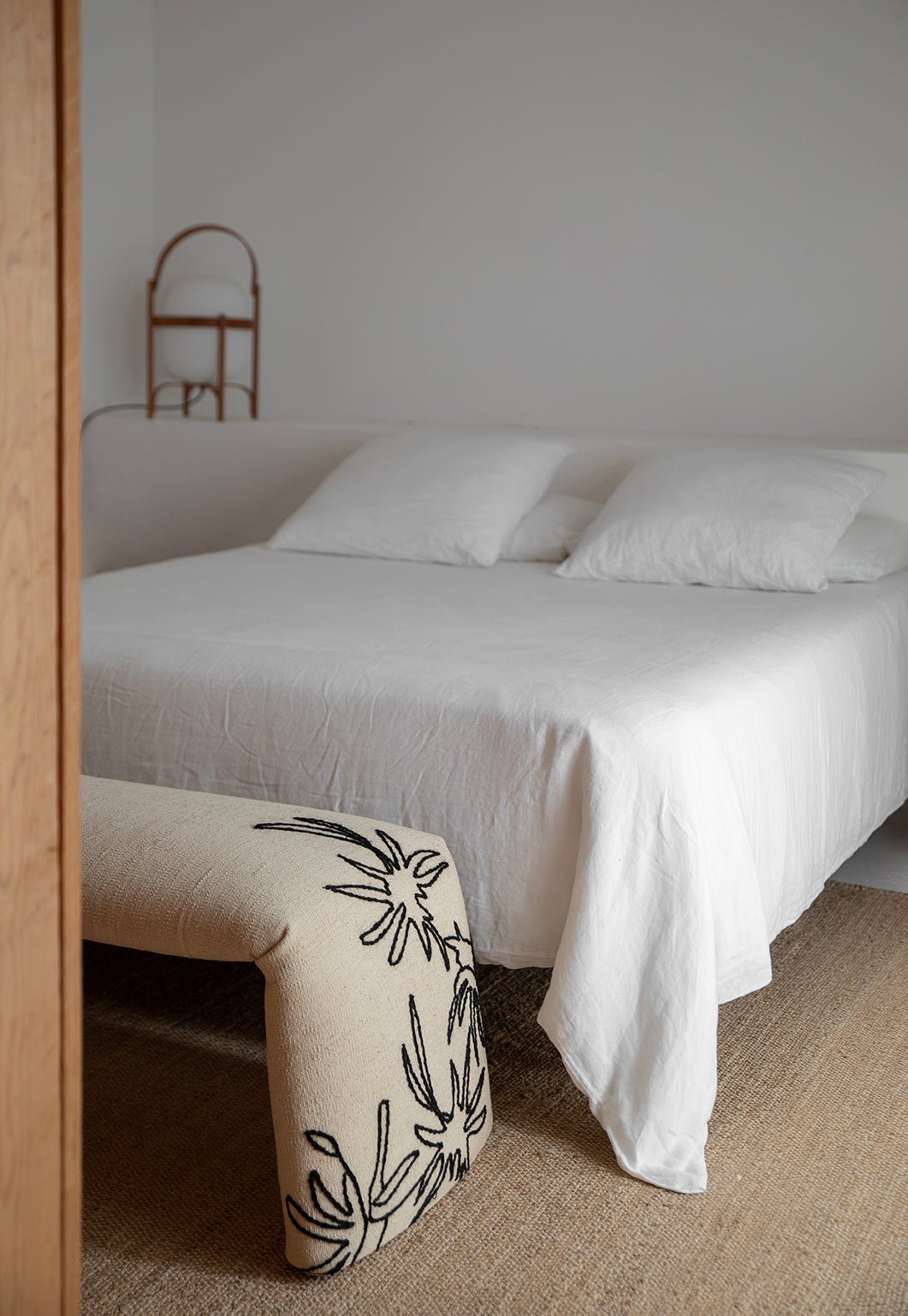 Folded Bench - Medium, Flowers