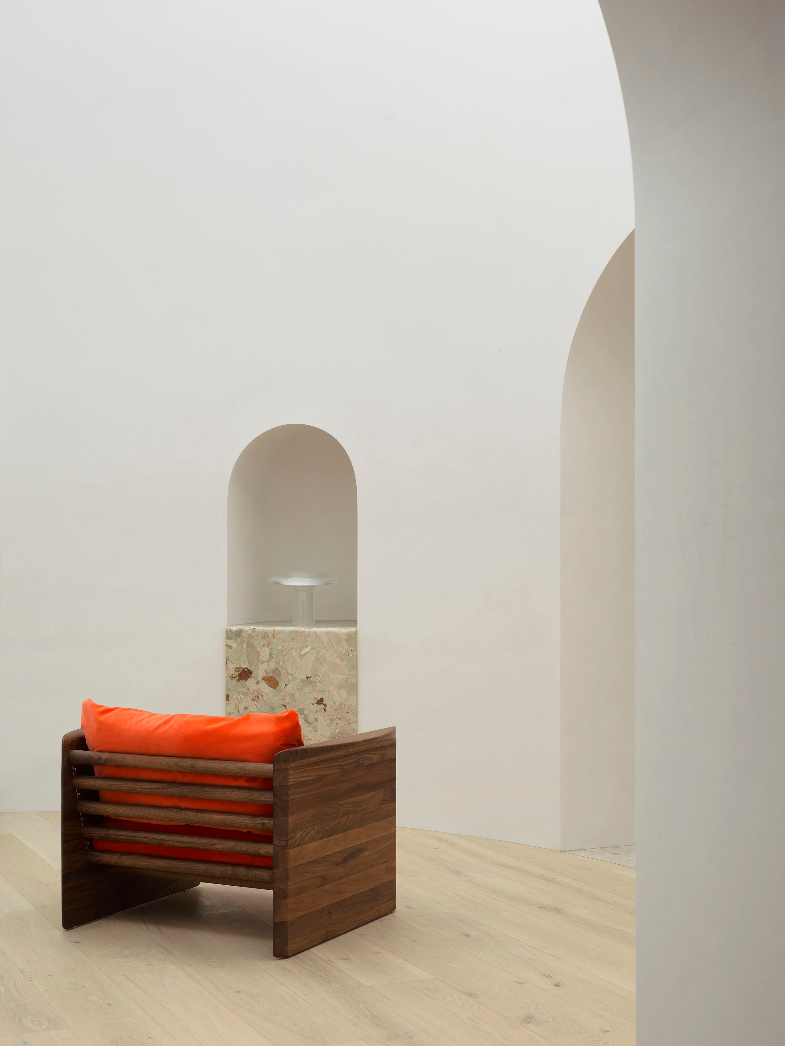 Cove Club Chair - Walnut