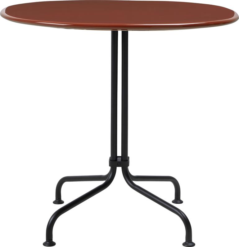 Carmel Bistro Dining Table Clam White