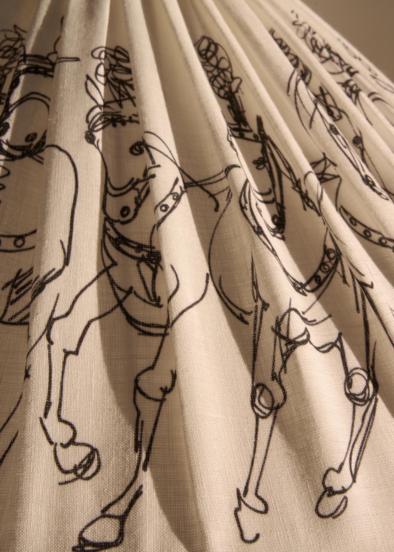 9602 Floor Lamp - Brass Shade, LE