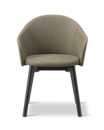Gomo Armchair Wood Base