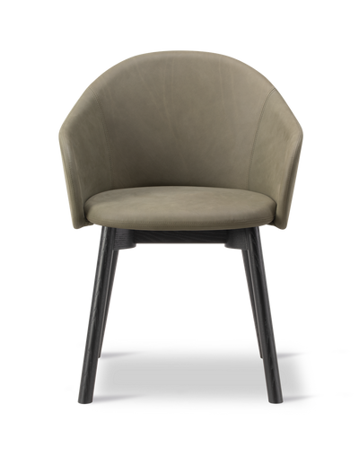 Gomo Armchair Wood Base