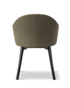 Gomo Armchair Wood Base