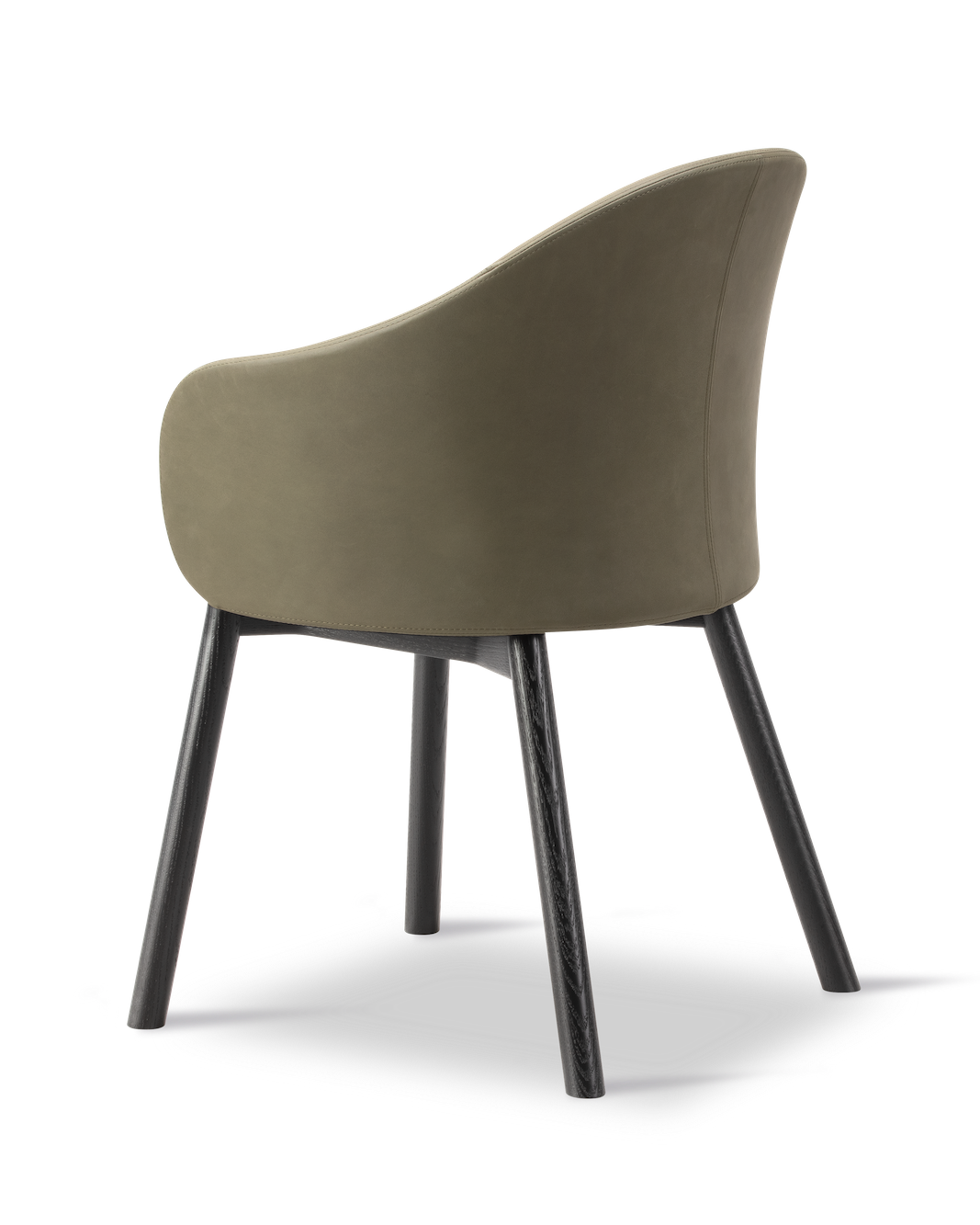 Gomo Armchair Wood Base