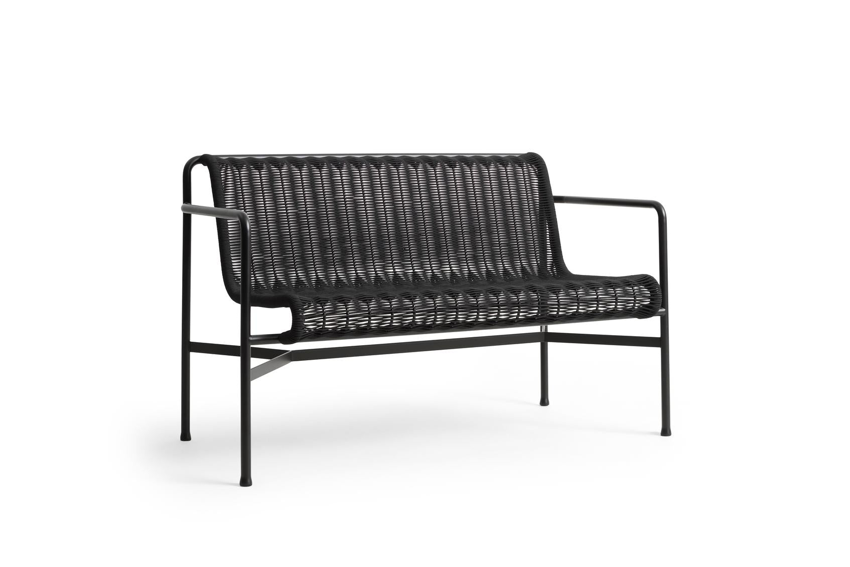 Palissade Cord Dining Bench with Armrest