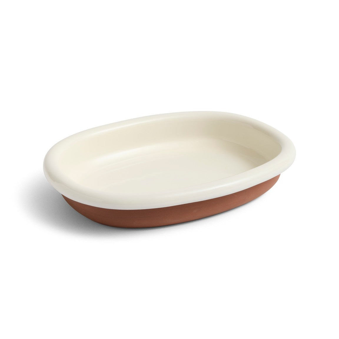 Barro Oval Dish, Large Off-White