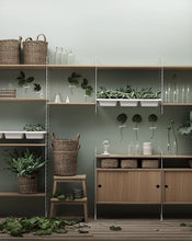 String Cabinet with Sliding Doors