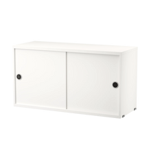 String Cabinet with Sliding Doors