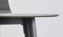 Seam chair with timber legs