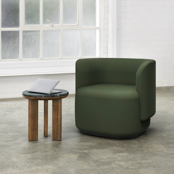 Mega Tulip Single Square Armchair Low Back